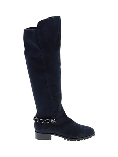 Pre-owned Karl Lagerfeld Boots In Blue