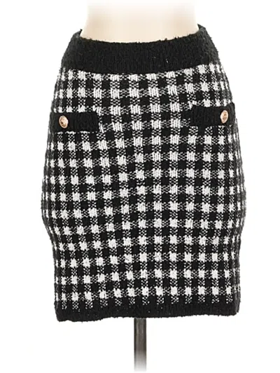 Pre-owned Aqua Casual Skirt In Black