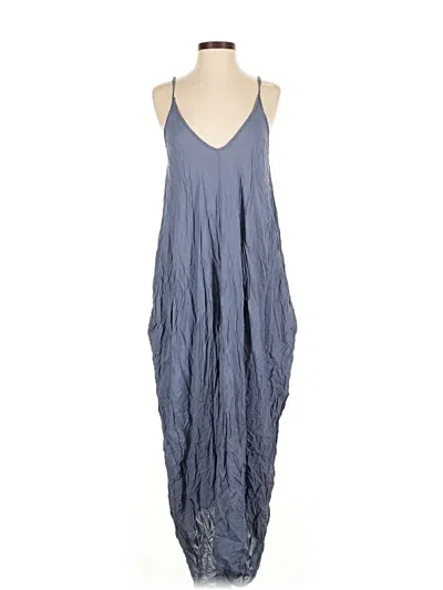 Pre-owned Elan Casual Dress In Gray