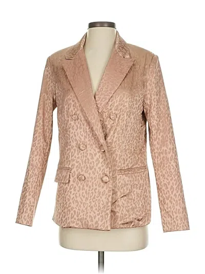 Pre-owned Forever 21 Blazer Jacket In Brown