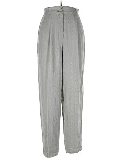 Pre-owned Giorgio Armani Dress Pants In Gray