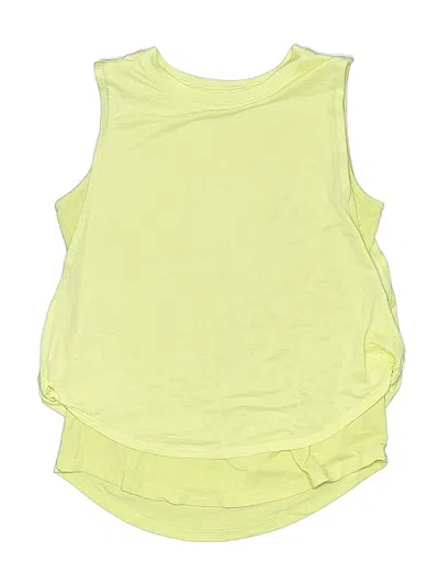 Pre-owned Athleta Girl Kids' Sleeveless T-shirt In Green
