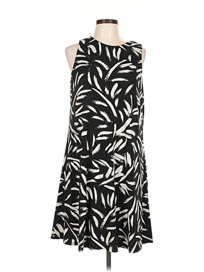 Pre-owned Kasper Casual Dress In Black