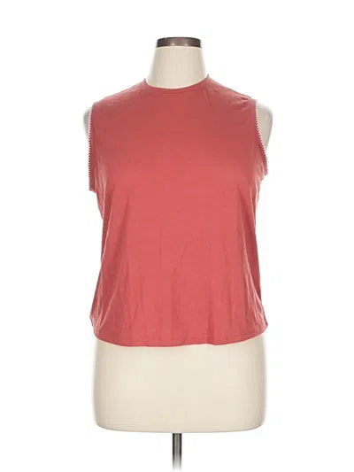 Pre-owned Nike Sleeveless T-shirt In Brown