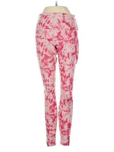 Pre-owned Lorna Jane Active Active Pants In Pink