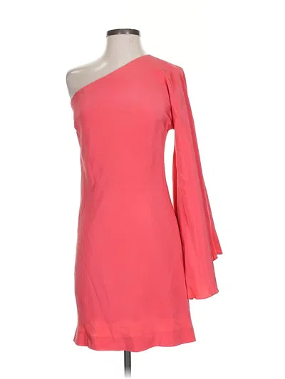 Pre-owned Nicole Miller Cocktail Dress In Pink