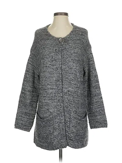 Pre-owned Purejill Cardigan Sweater In Gray