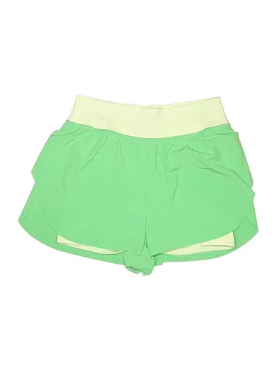 Pre-owned Athleta Athletic Shorts In Green