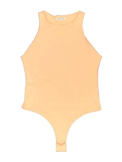 Pre-owned Reoria Bodysuit In Yellow