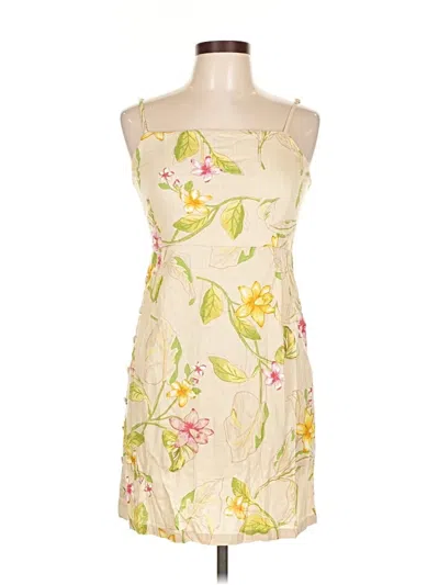 Pre-owned Amuse Society Cocktail Dress In White