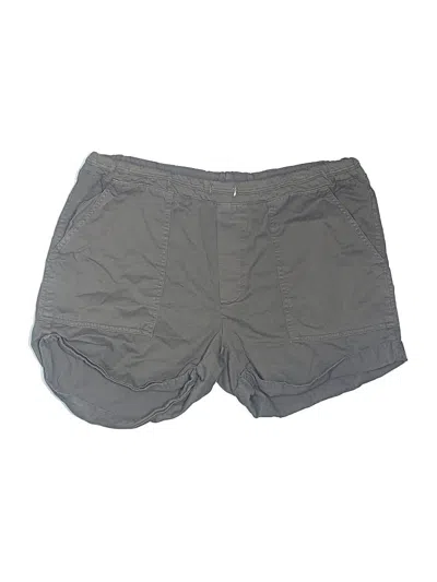 Pre-owned Velvet By Graham & Spencer Khaki Shorts In Gray