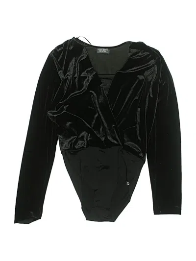 Pre-owned Zara Bodysuit In Black