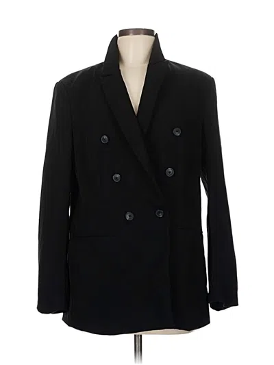 Pre-owned Dkny Blazer Jacket In Black