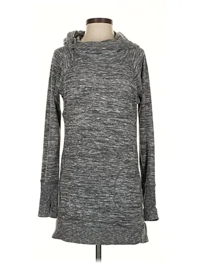 Pre-owned Athleta Turtleneck Sweater In Gray
