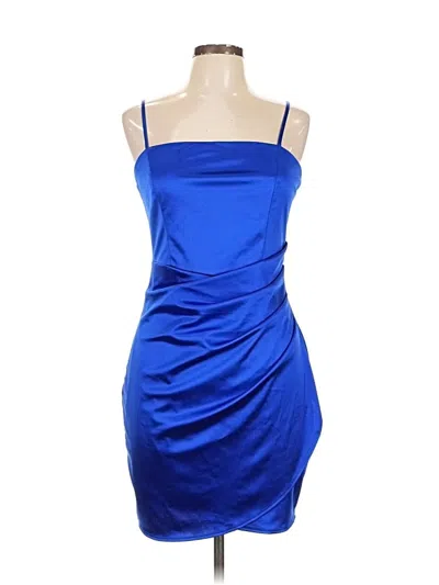 Pre-owned Emerald Sundae Cocktail Dress In Blue