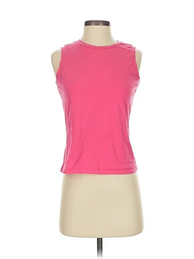 Pre-owned Banana Republic Factory Store Sleeveless T-shirt In Pink