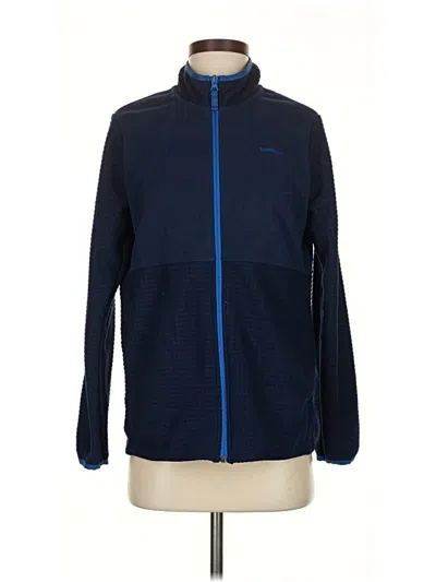 Pre-owned Lands' End Cardigan Sweater In Blue