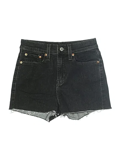 Pre-owned Levi's Denim Shorts In Black