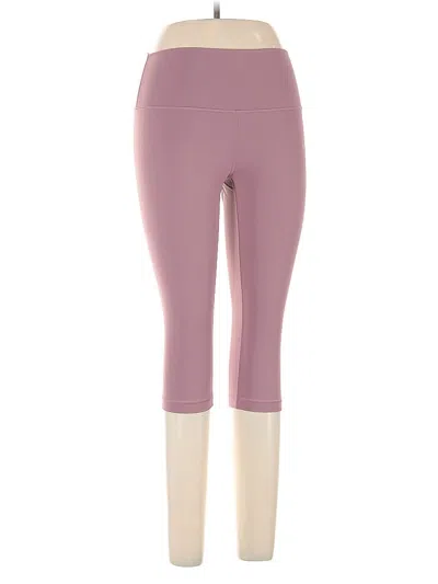 Pre-owned Lululemon Athletica Active Pants In Purple
