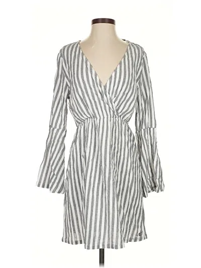 Pre-owned Roxy Casual Dress In Gray