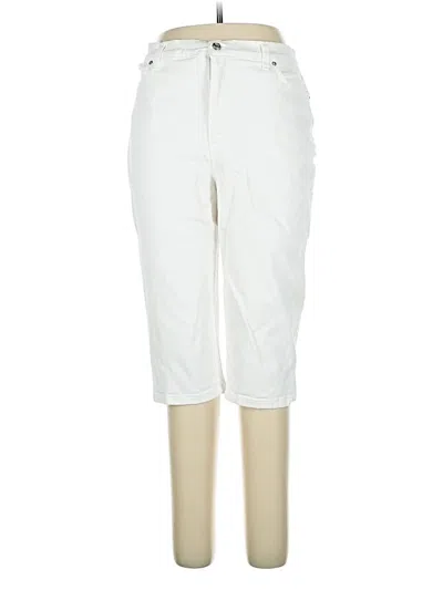 Pre-owned Gloria Vanderbilt Jeans In White
