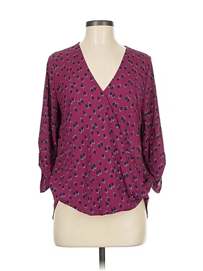 Pre-owned West Kei 3/4 Sleeve Blouse In Pink