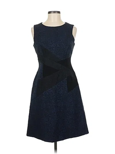 Pre-owned Bcbgmaxazria Cocktail Dress In Blue