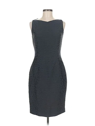 Pre-owned Elie Tahari Cocktail Dress In Gray