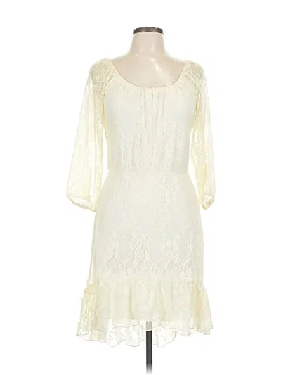 Pre-owned Heart Soul Cocktail Dress In White