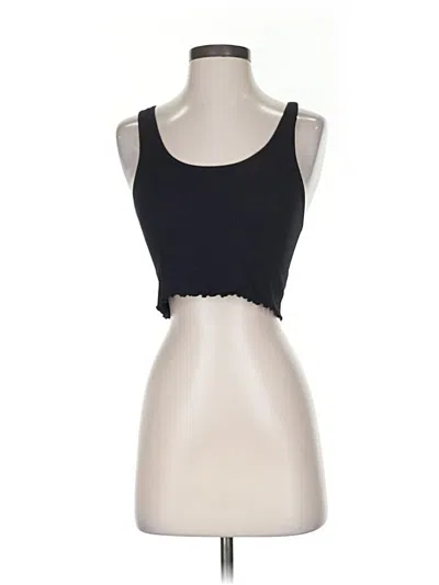 Pre-owned 90 Degree By Reflex Tank Top Black Strapless Neckline Tops