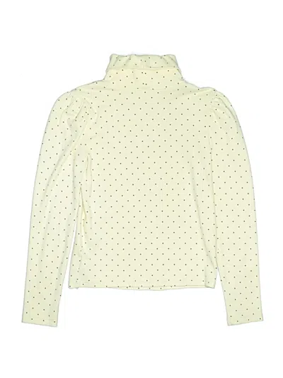 Pre-owned Gap Kids' Long Sleeve Turtleneck In White