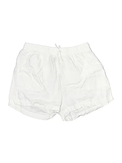 Pre-owned Saks Fifth Avenue Athletic Shorts In White