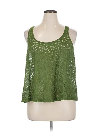 Pre-owned Arizona Sleeveless Blouse In Green