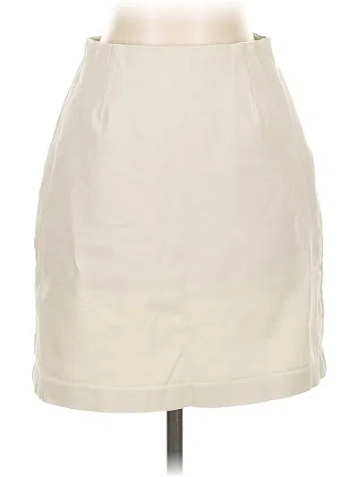 Pre-owned Uniqlo Casual Skirt In White