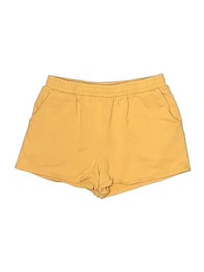 Pre-owned Forever 21 Athletic Shorts In Yellow