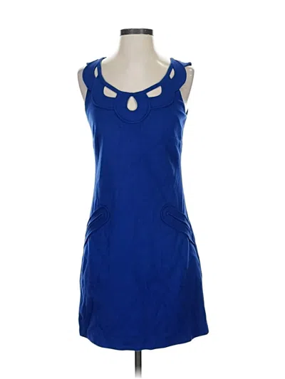 Pre-owned Laundry By Shelli Segal Casual Dress In Blue