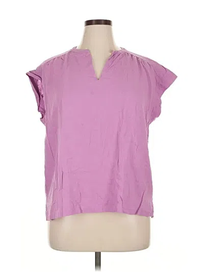 Pre-owned Splendid Sleeveless T-shirt In Purple