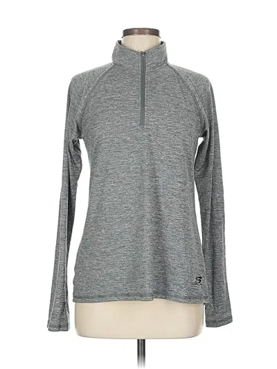 Pre-owned Skechers Long Sleeve T-shirt In Gray