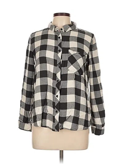 Pre-owned Be Cool Long Sleeve Button Down Shirt In Gray