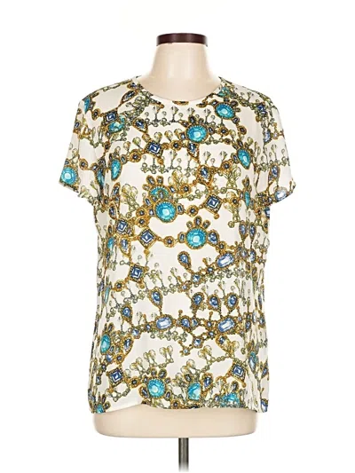 Pre-owned Banana Republic Short Sleeve T-shirt In Blue