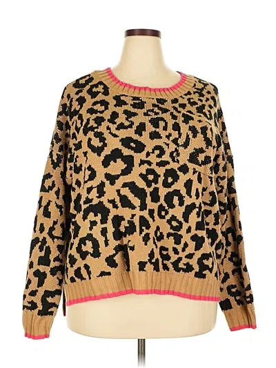 Pre-owned Arizona Jean Company Pullover Sweater In Gold