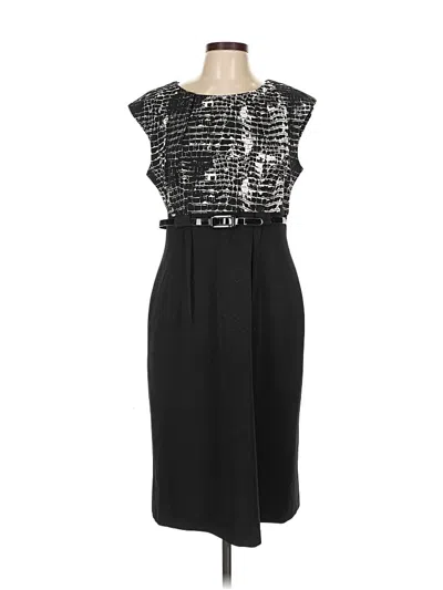 Pre-owned Connected Apparel Cocktail Dress In Black
