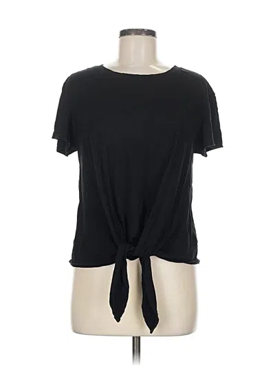 Pre-owned Michael Stars Short Sleeve T-shirt In Black