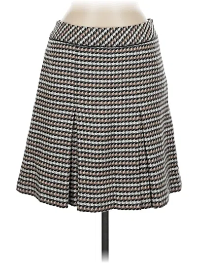 Pre-owned Talbots Wool Skirt In Gray