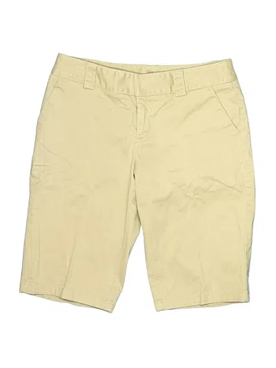 Pre-owned Caslon Khaki Shorts In Yellow