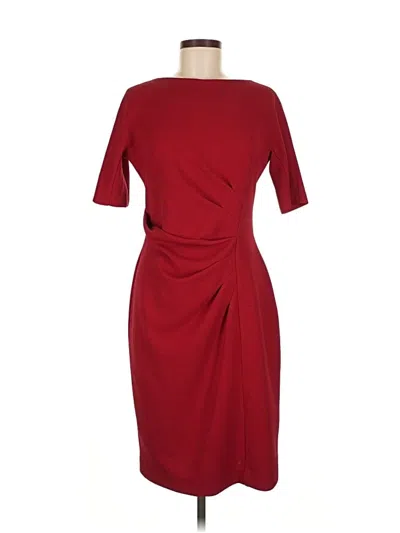 Pre-owned Maggy London Cocktail Dress In Burgundy
