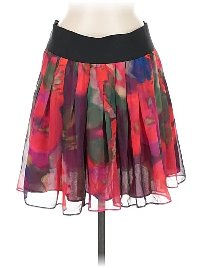 Pre-owned Express Design Studio Casual Skirt In Red