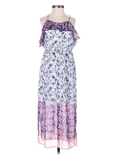 Pre-owned Sequin Hearts Kids' Dress In Blue