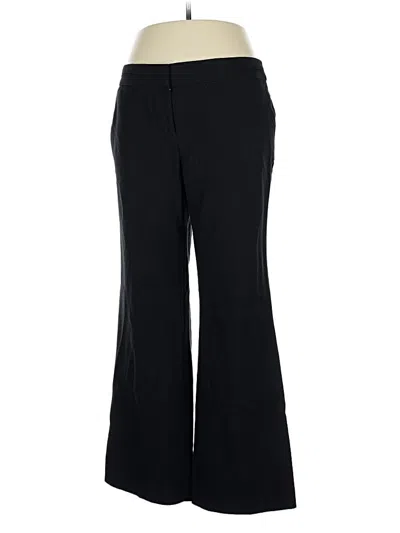 Pre-owned Rafaella Dress Pants In Black