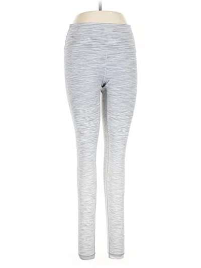 Pre-owned Lululemon Athletica Leggings In Gray